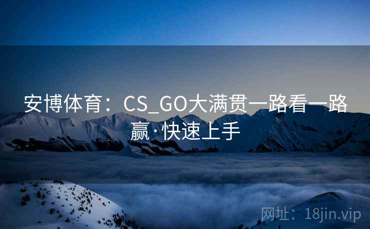 安博体育：CS_GO大满贯一路看一路赢·快速上手