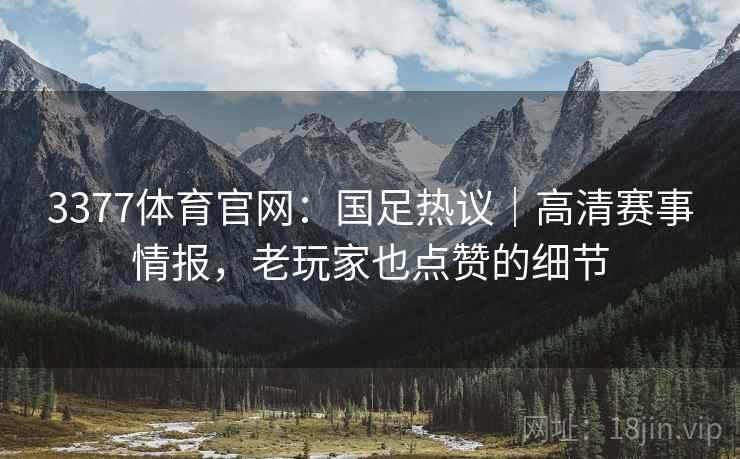 3377体育官网：国足热议｜高清赛事情报，老玩家也点赞的细节