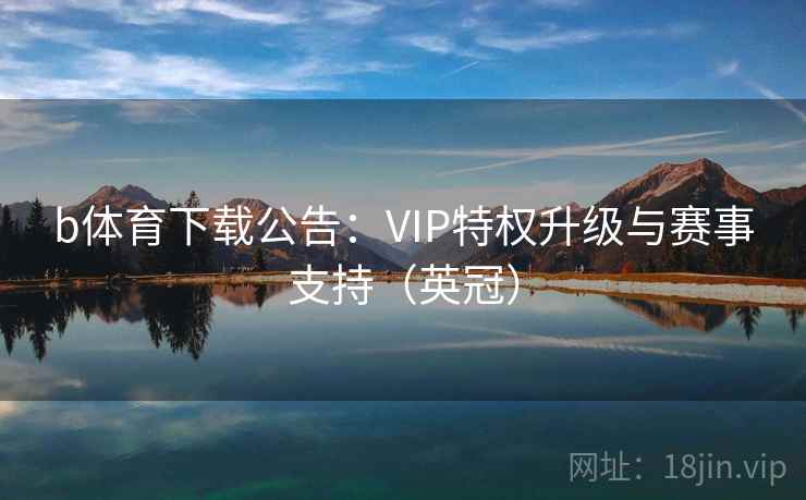 b体育下载公告：VIP特权升级与赛事支持（英冠）